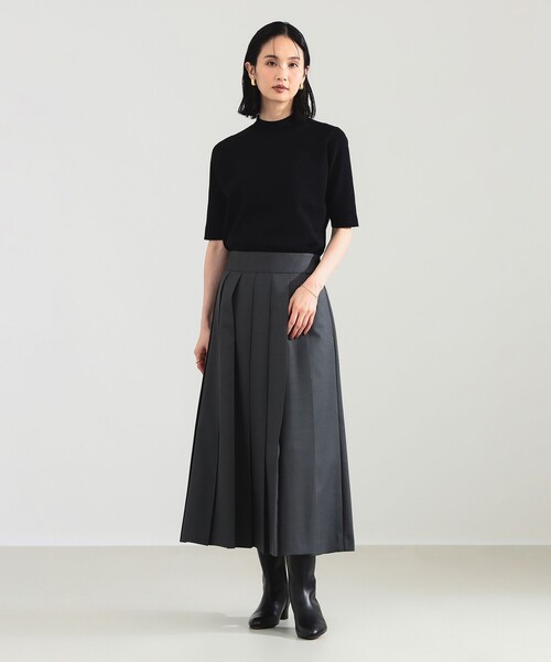 【美品】Demi-Luxe BEAMS　アシンメトリー プリーツスカート Demi-Luxe BEAMS（デミルクス ビームス）の「【1/9値下げ