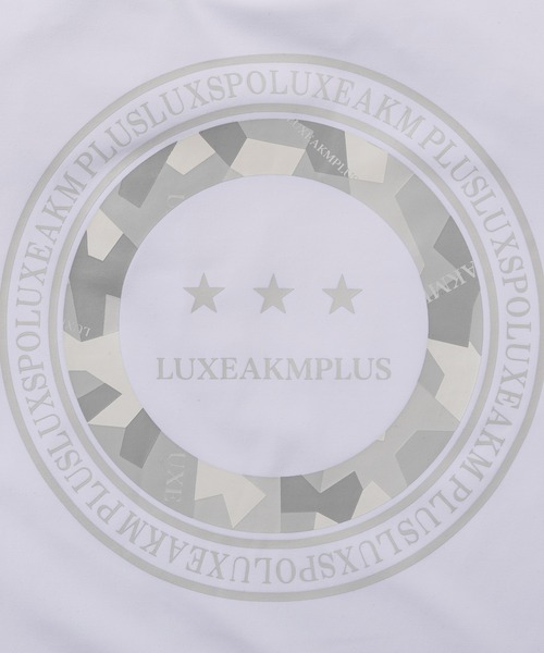 LUXEAKMPLUS（リュクスエイケイエムプラス）の「LUXEAKMPLUS(リュクスエイケイエムプラス)ゴルフ バックプリント ブランドロゴ ロングTシャツ (ストレッチ性/軽量)（Tシャツ/カットソー・メンズ・ホワイト/グレー/ブラック・S/XXL/XL/L/M）」の7枚目の写真