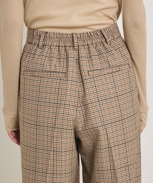 qualite(カリテ)の「【セットアップ対応】TWツイルチェックパンツ(その他パンツ・レディース・ベージュ・36/38)」の10枚目の写真