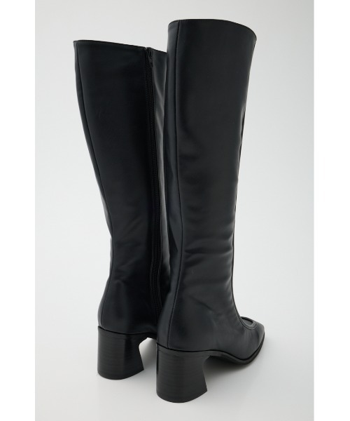 MOUSSY（マウジー）の「【25年AW新作】SQUARE TOE ロングブーツ（ブーツ・レディース・ブラック・SMALL/MEDIUM/LARGE）」の8枚目の写真