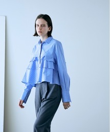 Marilyn Moon（マリリンムーン）の「layered raffle blouse（シャツ/ブラウス）」