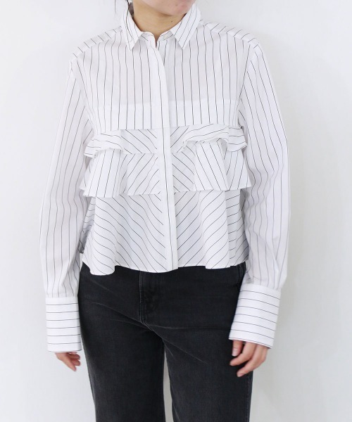 layered raffle blouse（シャツ/ブラウス）｜Marilyn Moon（マリリン 