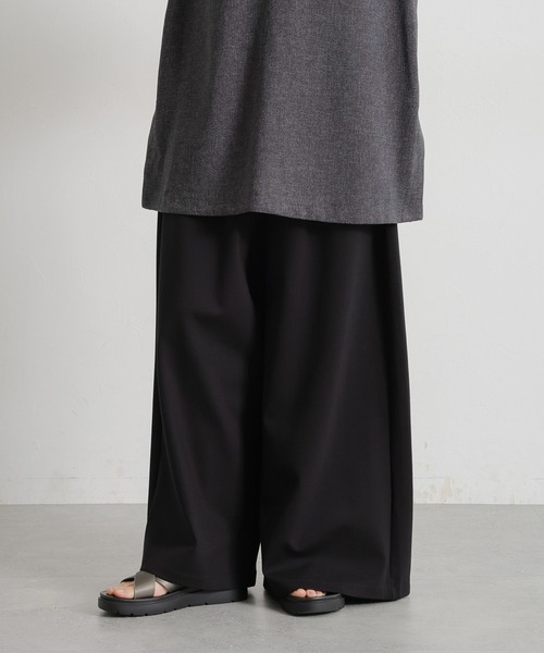 studio CLIP（スタディオクリップ）の「シルケットポンチタックワイド