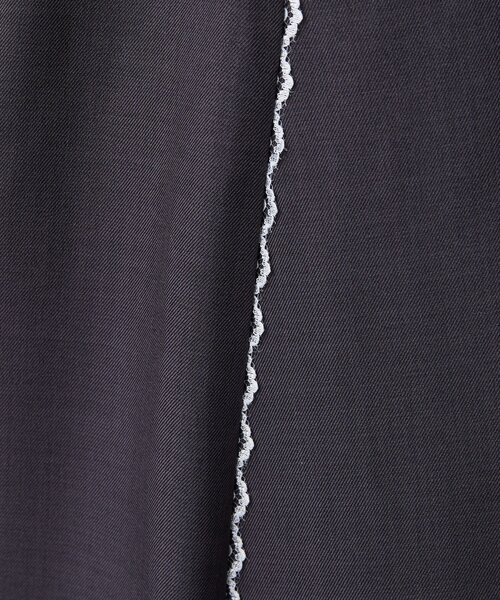 mline（エムライン）の「[mline]【新色BRN登場！】レースレイヤード スラックスパンツ（その他パンツ・レディース・ブラック/チャコールグレー/ベージュ/ブラウン・1/2）」の6枚目の写真