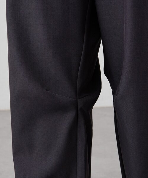 mline（エムライン）の「[mline]【新色BRN登場！】レースレイヤード スラックスパンツ（その他パンツ・レディース・ブラック/チャコールグレー/ベージュ/ブラウン・1/2）」の7枚目の写真