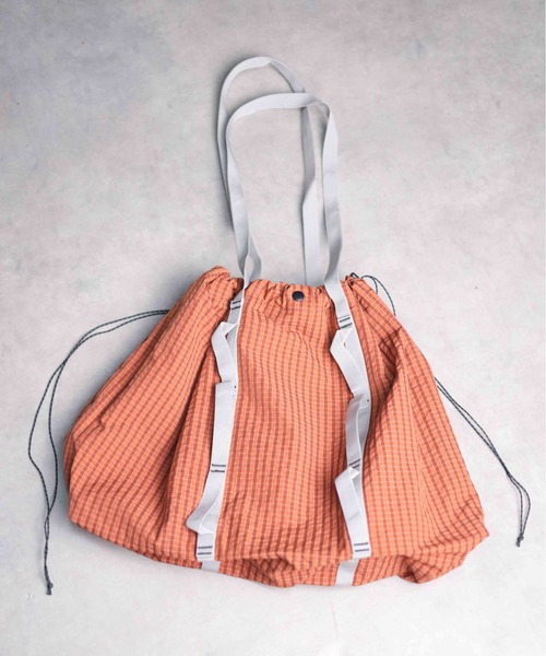 Gramicci（グラミチ）の「【63】【GRAMICCI】PLAID CLIMBING TOTE（トートバッグ・メンズ・オリーブ/ブラウン・FREE）」の2枚目の写真