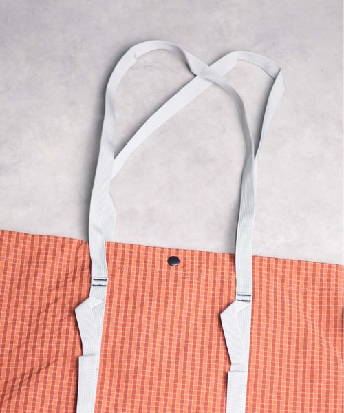 Gramicci（グラミチ）の「【63】【GRAMICCI】PLAID CLIMBING TOTE（トートバッグ・メンズ・オリーブ/ブラウン・FREE）」の6枚目の写真