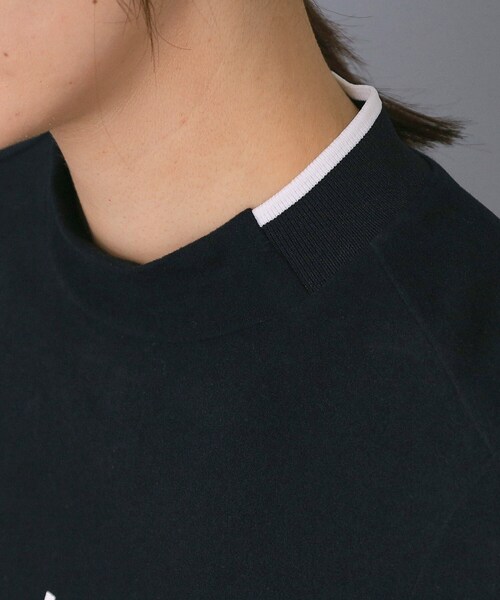 adabat（アダバット）の「【ADABAT NAVY】【吸湿発熱】サーモスムースモックT（Tシャツ/カットソー・レディース・ネイビー/ライトグレー・42/40/38/36）」の22枚目の写真