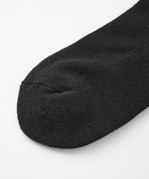 X-girl(エックスガール)の「HEART SCRIPT LOGO RIB SOCKS(ソックス/靴下・レディース・ネイビー/ホワイト/ブラック・ONE SIZE)」の7枚目の写真