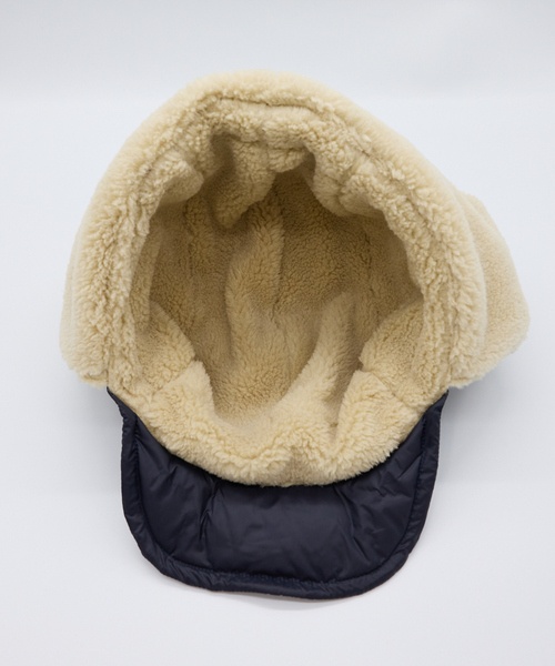 TAION(タイオン)の「【TAION / タイオン】ミリタリー ダウンキャップ/リバーシブルパイロットキャップ/ユニセックス(キャップ・メンズ・ダークネイビー/ブラック/カーキ・フリー)」の12枚目の写真