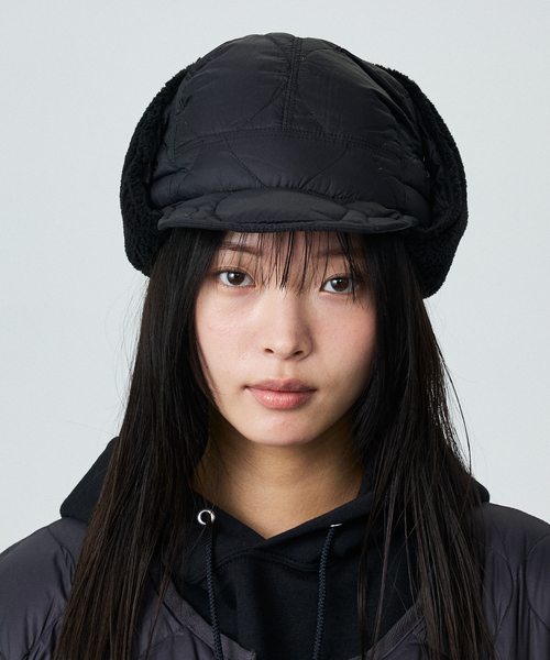 TAION(タイオン)の「【TAION / タイオン】ミリタリー ダウンキャップ/リバーシブルパイロットキャップ/ユニセックス(キャップ・メンズ・ダークネイビー/ブラック/カーキ・フリー)」の14枚目の写真