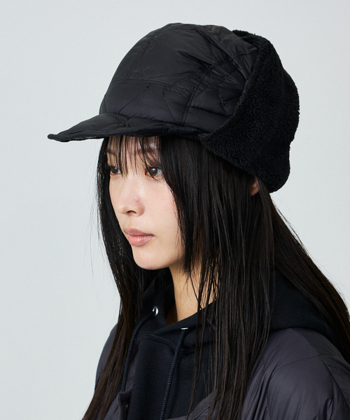 TAION(タイオン)の「【TAION / タイオン】ミリタリー ダウンキャップ/リバーシブルパイロットキャップ/ユニセックス(キャップ・メンズ・ダークネイビー/ブラック/カーキ・フリー)」の15枚目の写真