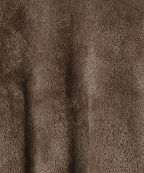 LOWRYS FARM（ローリーズファーム）の「【LFM(U)】SHAGGY YARN プルオーバー　 581689（ニット/セーター・メンズ・チャコールグレー/ブラウン/ラベンダー・FREE）」の9枚目の写真