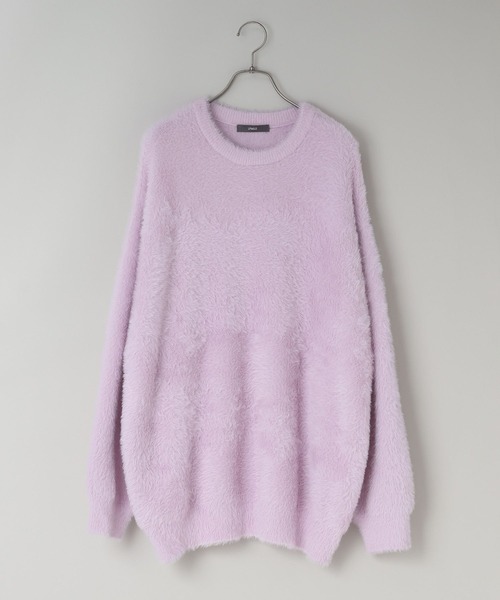 LOWRYS FARM（ローリーズファーム）の「【LFM(U)】SHAGGY YARN プルオーバー　 581689（ニット/セーター・メンズ・チャコールグレー/ブラウン/ラベンダー・FREE）」の13枚目の写真