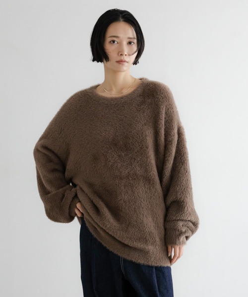 セール】【LFM(U)】SHAGGY YARN プルオーバー 581689（ニット/セーター