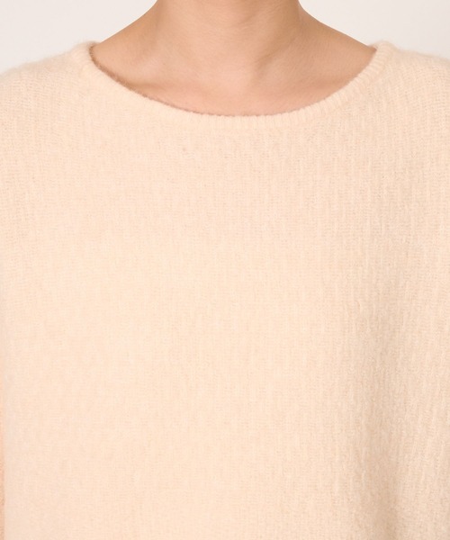 BABYLONE（バビロン）の「編み柄ニットプルオーバー（ニット/セーター・レディース・アイボリー/ネイビー・フリー）」の16枚目の写真