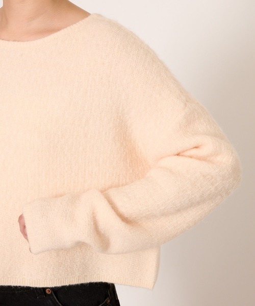 BABYLONE（バビロン）の「編み柄ニットプルオーバー（ニット/セーター・レディース・アイボリー/ネイビー・フリー）」の14枚目の写真