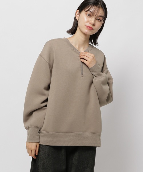 セール】ライトダンボールZIPプルオーバー（スウェット）｜niko and