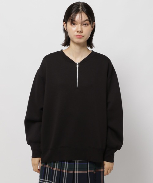 ライトダンボールZIPプルオーバー（スウェット）｜niko and
