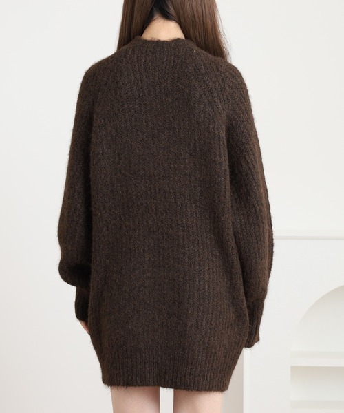 FUNALIVE(ファンアライブ)の「ラグランルーズ畦ニットミニワンピース(ワンピース・レディース・アイボリー/グレー/ブラウン・M)」の18枚目の写真