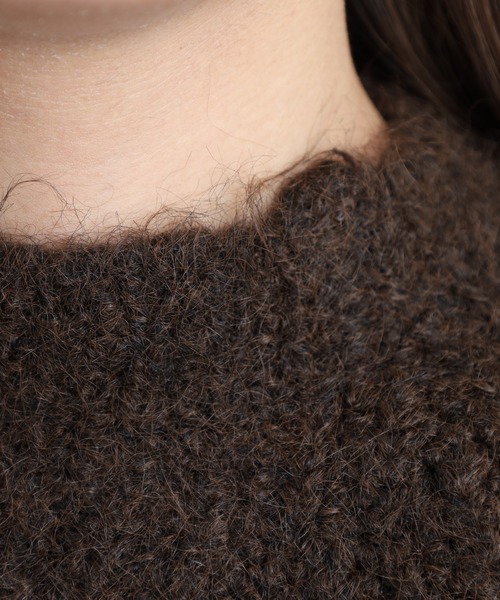 FUNALIVE(ファンアライブ)の「ラグランルーズ畦ニットミニワンピース(ワンピース・レディース・アイボリー/グレー/ブラウン・M)」の19枚目の写真