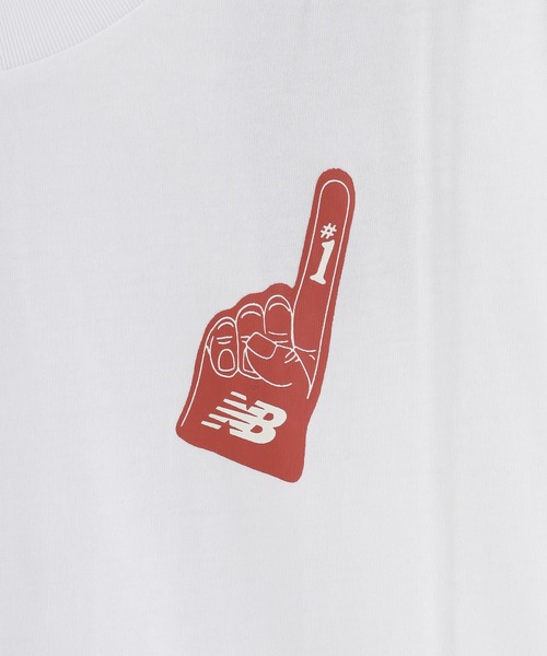 NEW BALANCE(ニューバランス)の「NEW BALANCE STADIUM S/S TEE MT53929(Tシャツ/カットソー・メンズ・ホワイト・M/L/XL)」の3枚目の写真