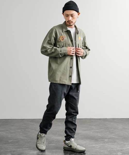 KRIFF MAYER（クリフメイヤー）の「KRIFF MAYER クリフメイヤー ストレッチデニムクライミングジョガーパンツ（デニムパンツ・メンズ・ライトブルー/チャコール/ダークブルー・M/L/XL/S）」の17枚目の写真