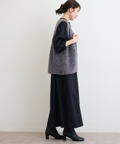 JOURNAL STANDARD relume(ジャーナルスタンダード レリューム)の「《WEB限定》レーヨンツイルロングワンピース(ワンピース・レディース・カーキ/ネイビー・FREE)」の13枚目の写真