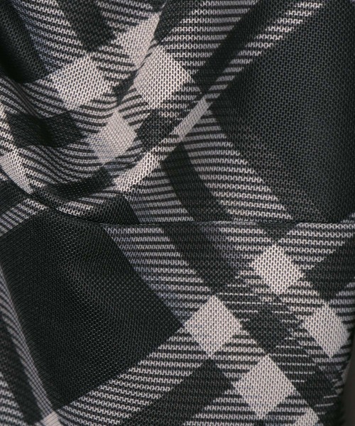 3.3 Field Trip （3.3フィールドトリップ）の「3.3 Field Trip／チェックリボンシアーロングスリーブ（Tシャツ/カットソー・レディース・ブラウン/ブラック/レッド・FREE）」の9枚目の写真