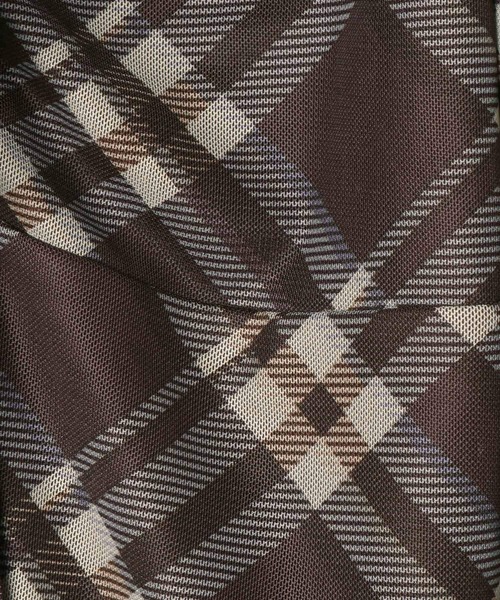 3.3 Field Trip （3.3フィールドトリップ）の「3.3 Field Trip／チェックリボンシアーロングスリーブ（Tシャツ/カットソー・レディース・ブラウン/ブラック/レッド・FREE）」の11枚目の写真