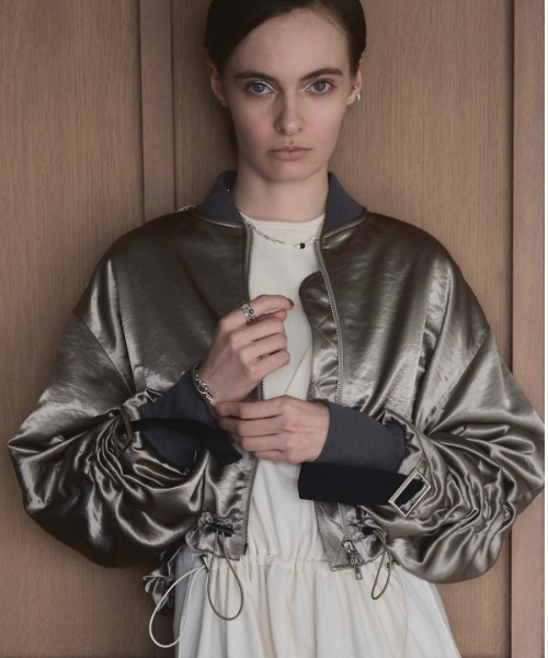 Suwanne satin MA-1 スワニーサテンMA-1