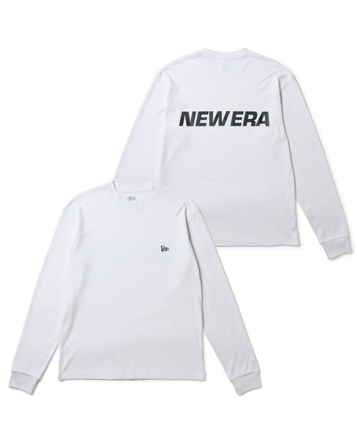 NEW ERA(ニューエラ)の「NEW ERA/ニューエラ 長袖 Tシャツ/ロンT 軽量 14668840/14668841(Tシャツ/カットソー・メンズ・ホワイト/ブラック・L/XL/2XL/M)」の1枚目の写真