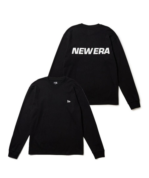 NEW ERA(ニューエラ)の「NEW ERA/ニューエラ 長袖 Tシャツ/ロンT 軽量 14668840/14668841(Tシャツ/カットソー・メンズ・ホワイト/ブラック・L/XL/2XL/M)」の2枚目の写真