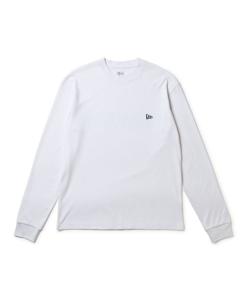 NEW ERA(ニューエラ)の「NEW ERA/ニューエラ 長袖 Tシャツ/ロンT 軽量 14668840/14668841(Tシャツ/カットソー・メンズ・ホワイト/ブラック・L/XL/2XL/M)」の4枚目の写真