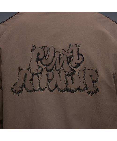 PUMA（プーマ）の「PUMA プーマ ユニセックス PUMA x RIPNDIP T7 オーバーサイズド トラック ジャケ（ジャージ・メンズ・ブロンズ/ブラック・SMALL/MEDIUM/LARGE/X-LARGE/X-SMALL）」の6枚目の写真