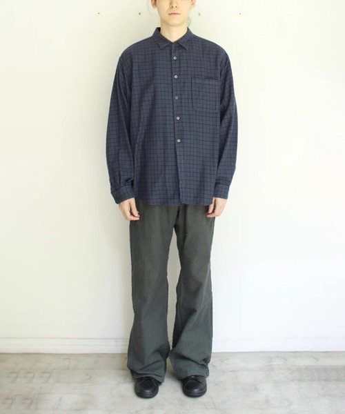 soe（ソーイ）の「Pilling Painter Trousers（スラックス・メンズ・グレー/ブラック・2/1）」の6枚目の写真