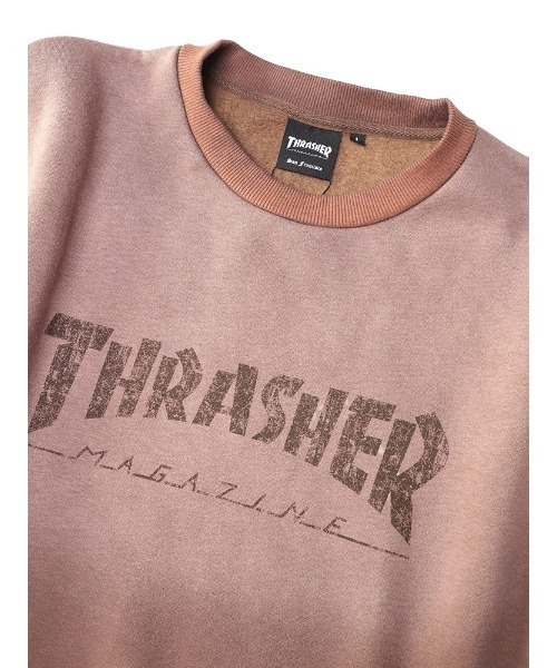 THRASHER(スラッシャー)の「THRASHER (スラッシャー) 裏起毛 スウェット トレーナー メンズ レディース グラデーション(スウェット・メンズ・ブラウン/ブラック/ピンク・L/M/LL)」の12枚目の写真