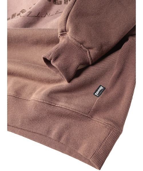 THRASHER(スラッシャー)の「THRASHER (スラッシャー) 裏起毛 スウェット トレーナー メンズ レディース グラデーション(スウェット・メンズ・ブラウン/ブラック/ピンク・L/M/LL)」の13枚目の写真
