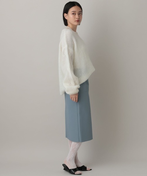 A part by（アパートバイ）の「フェイクレザーミディスカート（スカート・レディース・ブラック/ブルー系その他4・SMALL/MEDIUM）」の15枚目の写真