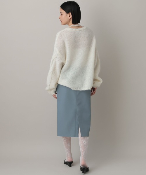 A part by（アパートバイ）の「フェイクレザーミディスカート（スカート・レディース・ブラック/ブルー系その他4・SMALL/MEDIUM）」の16枚目の写真