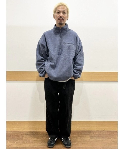 GAP ボアオーバーサイズハーフジップ パーカー Gap公式オンライン