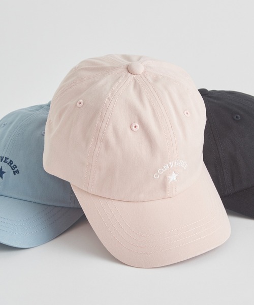 CONVERSE(コンバース)の「【CONVERSE】コンバース CNW BASIC 6P CAP ペールトーンキャップ 洗濯機使用可能/吸汗速乾 260012200(キャップ・レディース・ブラック/ホワイト/ピンク/ミント/ライトブルー/ベージュ・FREE)」の6枚目の写真