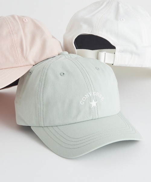 CONVERSE(コンバース)の「【CONVERSE】コンバース CNW BASIC 6P CAP ペールトーンキャップ 洗濯機使用可能/吸汗速乾 260012200(キャップ・レディース・ブラック/ホワイト/ピンク/ミント/ライトブルー/ベージュ・FREE)」の4枚目の写真