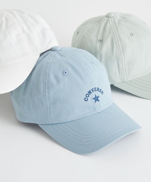 CONVERSE(コンバース)の「【CONVERSE】コンバース CNW BASIC 6P CAP ペールトーンキャップ 洗濯機使用可能/吸汗速乾 260012200(キャップ・レディース・ブラック/ホワイト/ピンク/ミント/ライトブルー/ベージュ・FREE)」の5枚目の写真