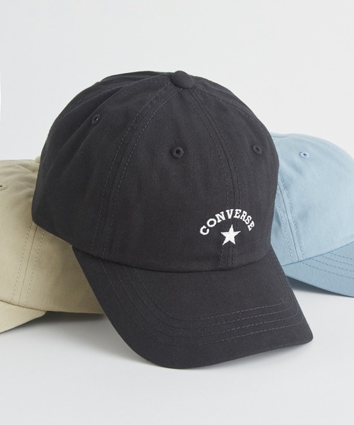 CONVERSE(コンバース)の「【CONVERSE】コンバース CNW BASIC 6P CAP ペールトーンキャップ 洗濯機使用可能/吸汗速乾 260012200(キャップ・レディース・ブラック/ホワイト/ピンク/ミント/ライトブルー/ベージュ・FREE)」の1枚目の写真