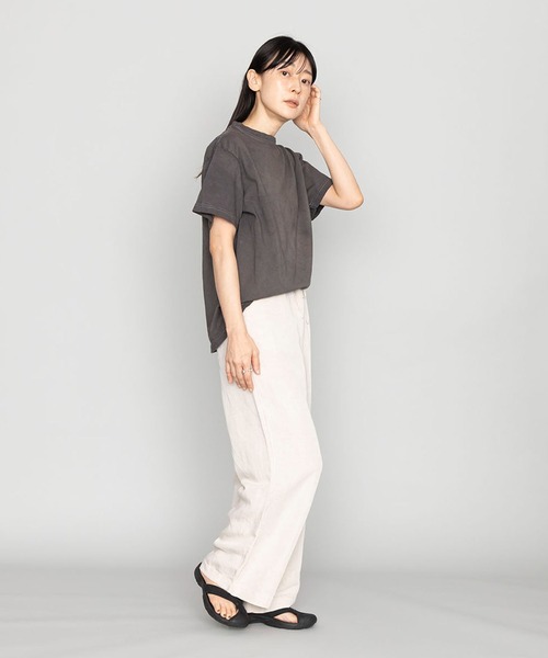 kuros'(クロス)の「【kuros’オリジナル】暮染 ORIGINALTシャツ(Tシャツ/カットソー・メンズ・チャコールグレー・X-LARGE/MEDIUM/LARGE)」の5枚目の写真