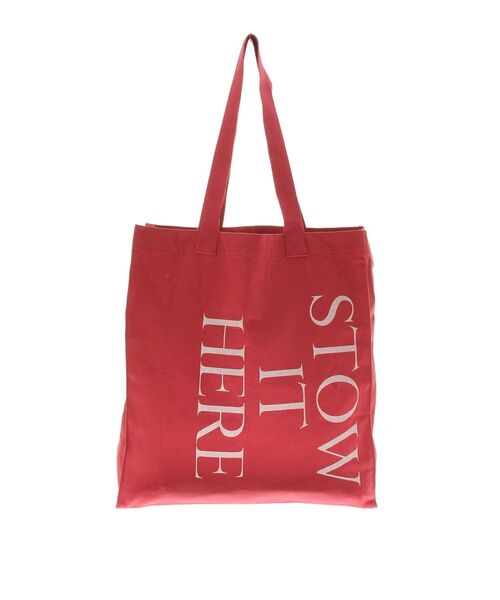 Ungrid（アングリッド）の「ビッグロゴトートバッグ（トートバッグ・レディース・レッド/ブラウン/アイボリー/ブルー・FREE）」の12枚目の写真