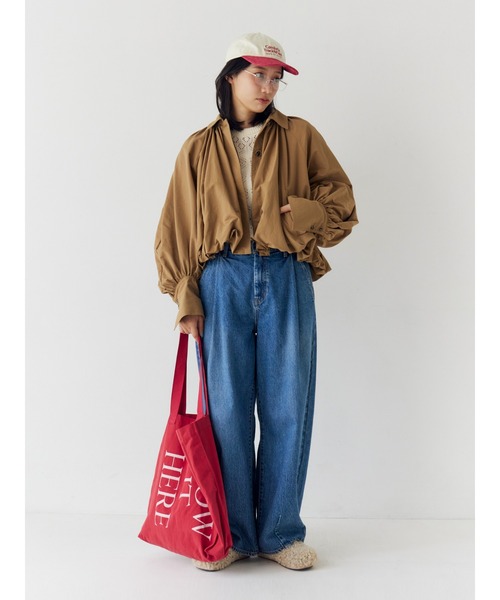 Ungrid（アングリッド）の「ビッグロゴトートバッグ（トートバッグ・レディース・レッド/ブラウン/アイボリー/ブルー・FREE）」の20枚目の写真