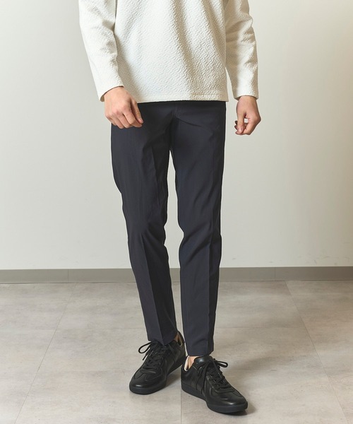 TETE HOMME(テットオム)の「オンオフ兼用 マイクロピケストレッチスラックス(スラックス・メンズ・ライトグレー/グリーン/ネイビー・MEDIUM/LARGE/X-LARGE/XX-LARGE)」の3枚目の写真