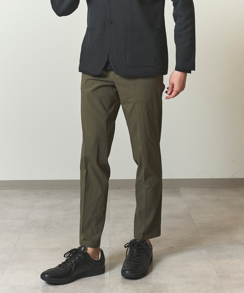 TETE HOMME(テットオム)の「オンオフ兼用 マイクロピケストレッチスラックス(スラックス・メンズ・ライトグレー/グリーン/ネイビー・MEDIUM/LARGE/X-LARGE/XX-LARGE)」の1枚目の写真